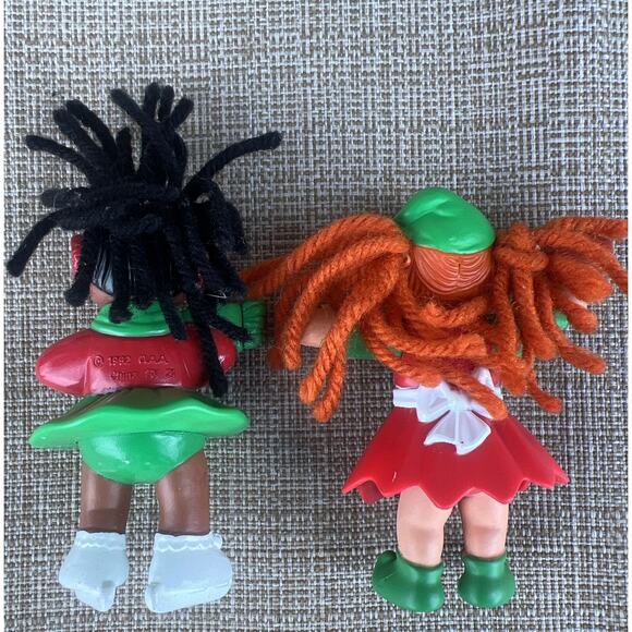 Lot of 9 1990s Cabbage Patch Kid Miniature Figures Dolls Toys PVC McDonald's - Picture 5 of 11